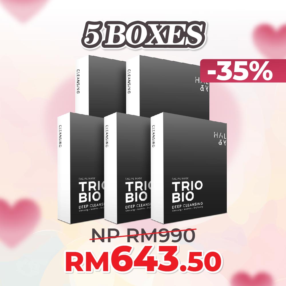 VALENTINE'S BUNDLE - Trio Bio Deep Cleansing Facial Mask